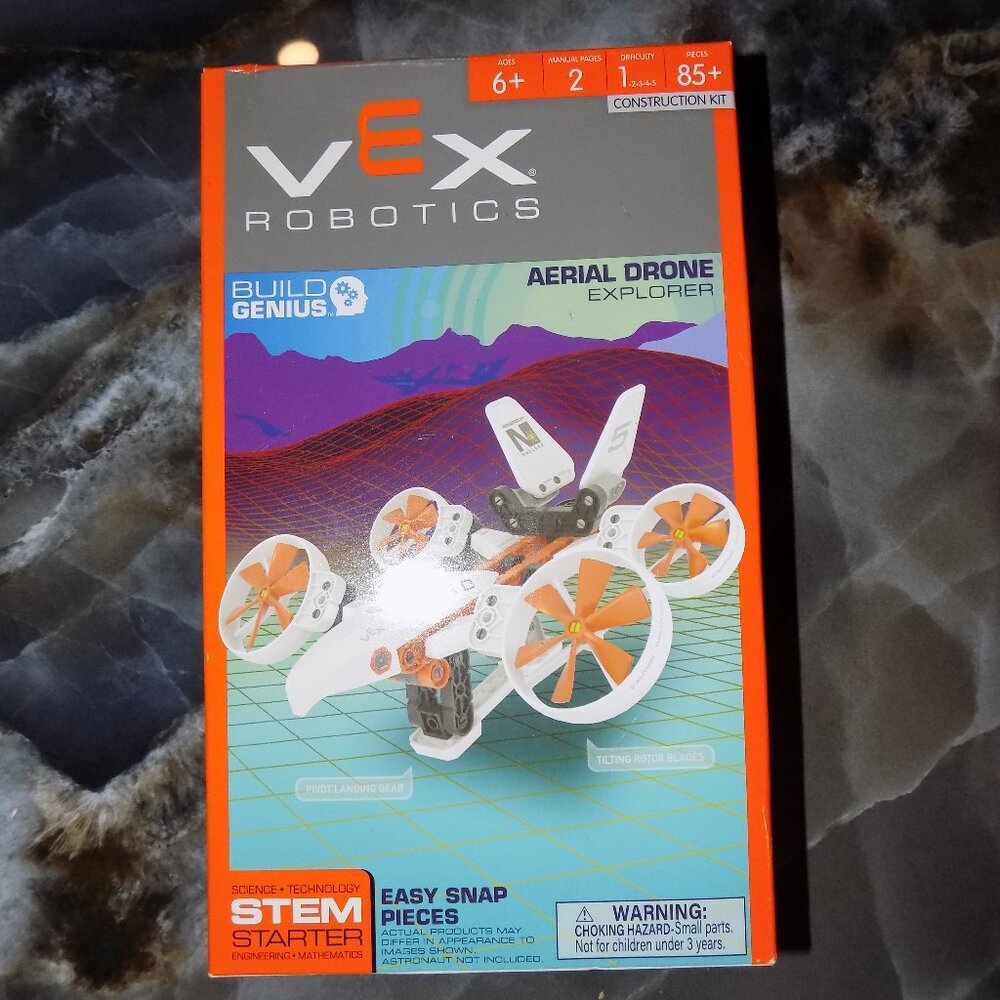 HEXBUG Vex Robotics Aerial Drone Explorer STEM Starter Construction Kit 75+ NEW